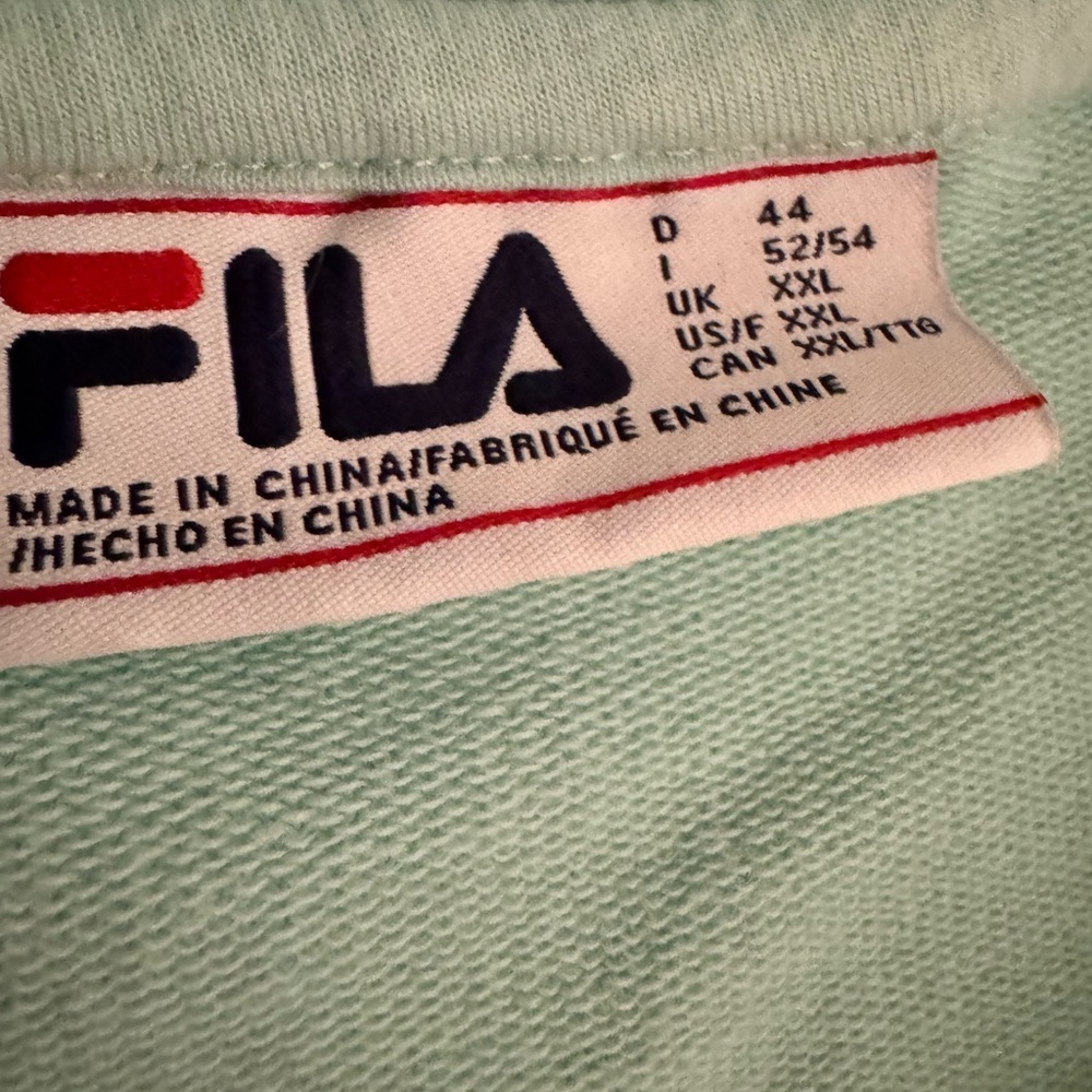 Fila Mint Green Crewneck - Picture 4 of 6